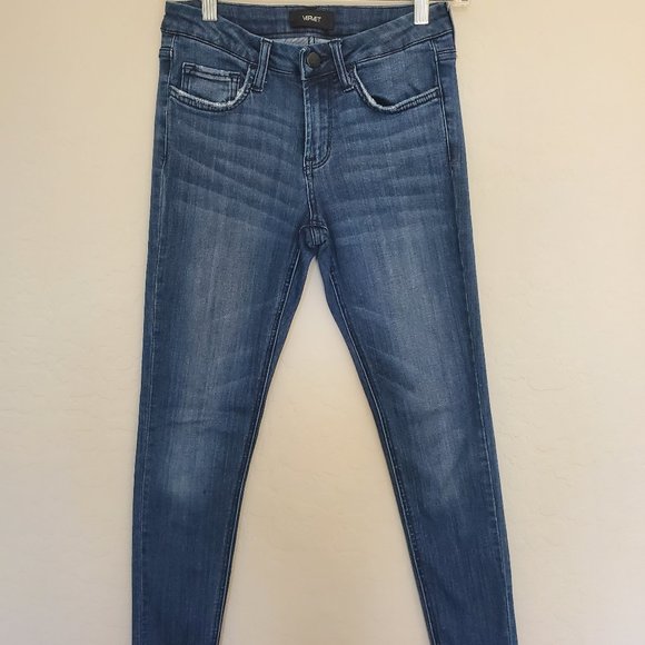 EUC- VERVET by FLYING MONKEY Ankle Skinny womens size 26 jeans - Picture 1 of 4